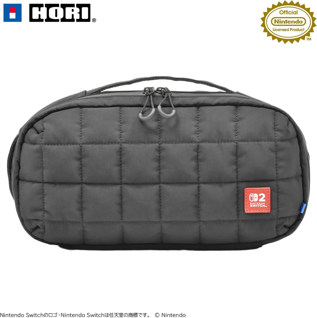 HORI Quilting Medium Pouch (Black)-3