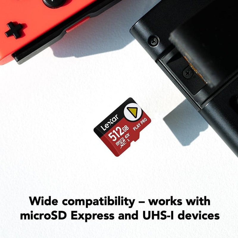 NS2 Lexar PLAY PRO microSDXC Express Card 記憶卡 (512GB)-4