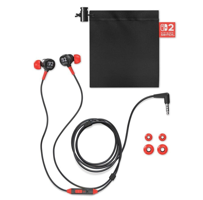 Switch 2 Wired Earbuds (Black, PowerA)-2