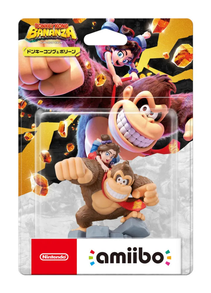 Amiibo Figure: Donkey Kong & Pauline (Donkey Kong Bananza)