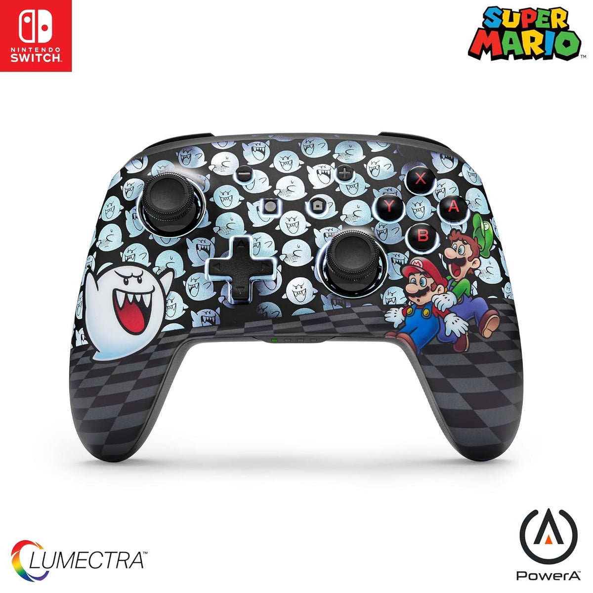 Switch  Enhanced 发光无线手柄 (Mario Peek-A-Boo, PowerA)-1