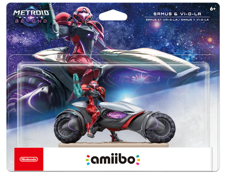 Amiibo Figure: Samus + Vi-O-La (Metroid Prime 4)-1
