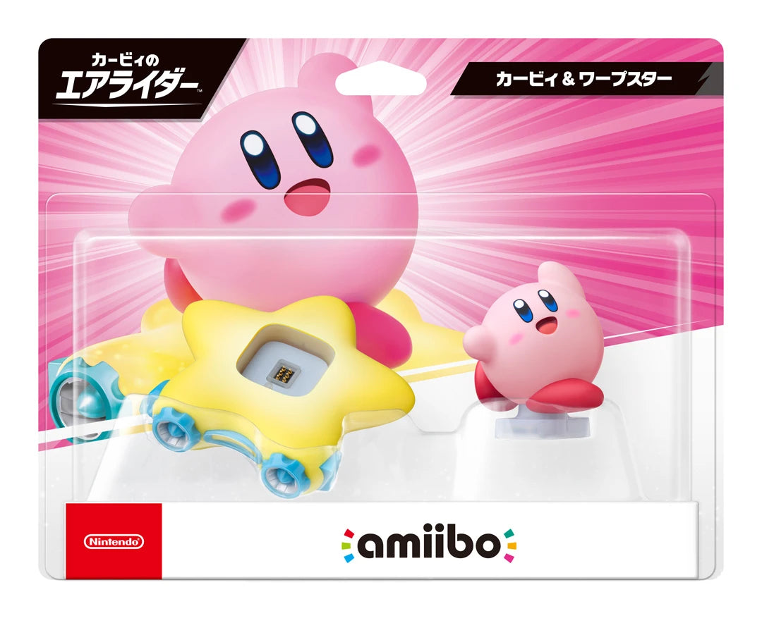 Amiibo Figure: Kirby + Warp Star (Kirby Air Riders Series)