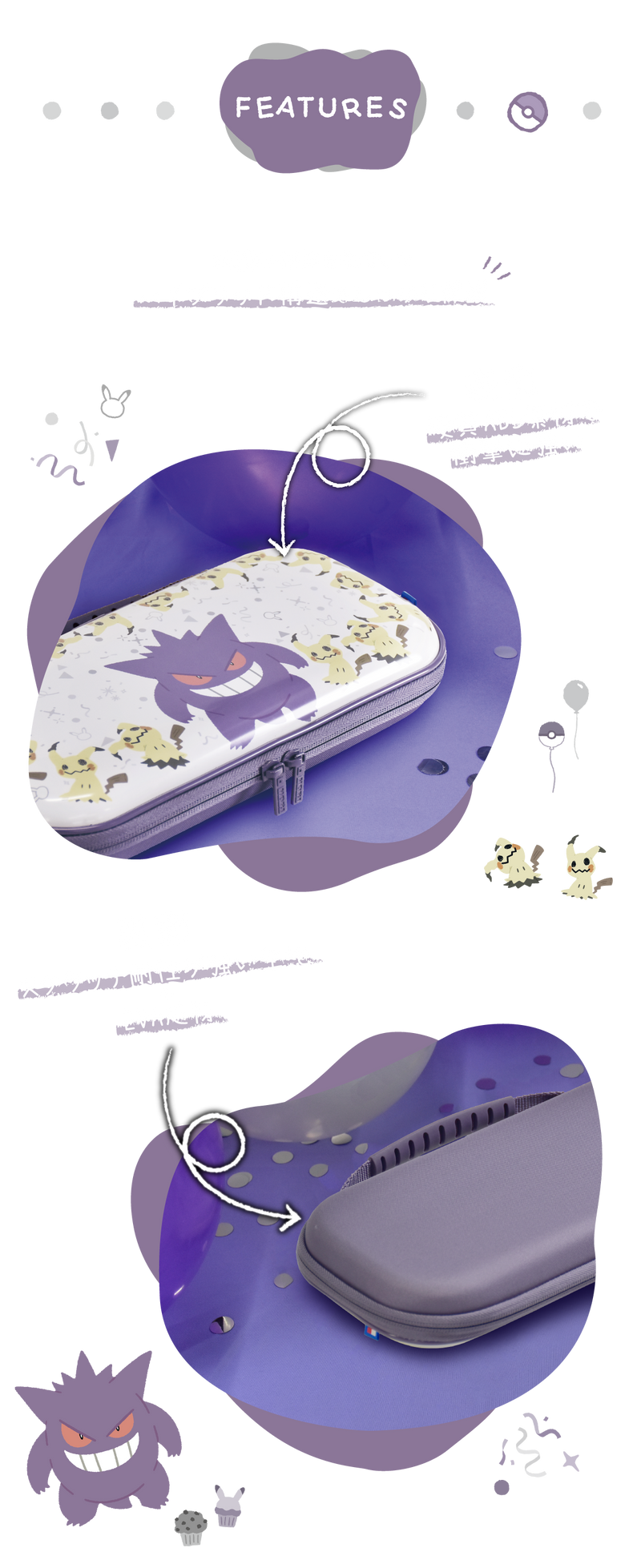 ABS硬殼收納包 (耿鬼幽靈派對, HORI)-3