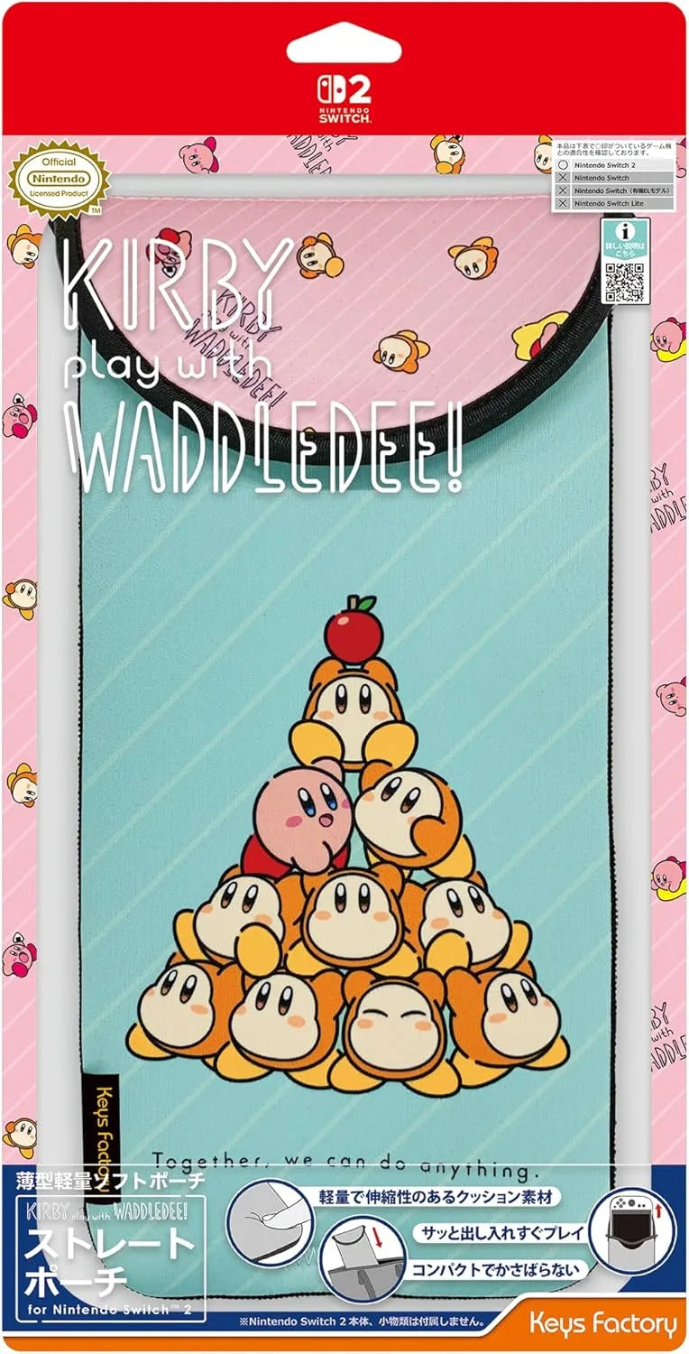 薄型輕量軟保護袋 (星之卡比與瓦豆魯迪, Keys Factory)