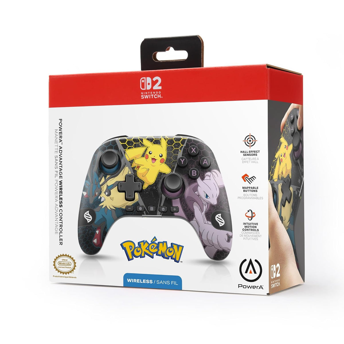 Switch 2 Advantage Wireless Controller (Pokemon: Mega Evolutions, PowerA)-5