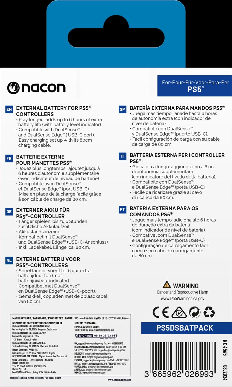 External Battery for Dual Sense (NACON)
