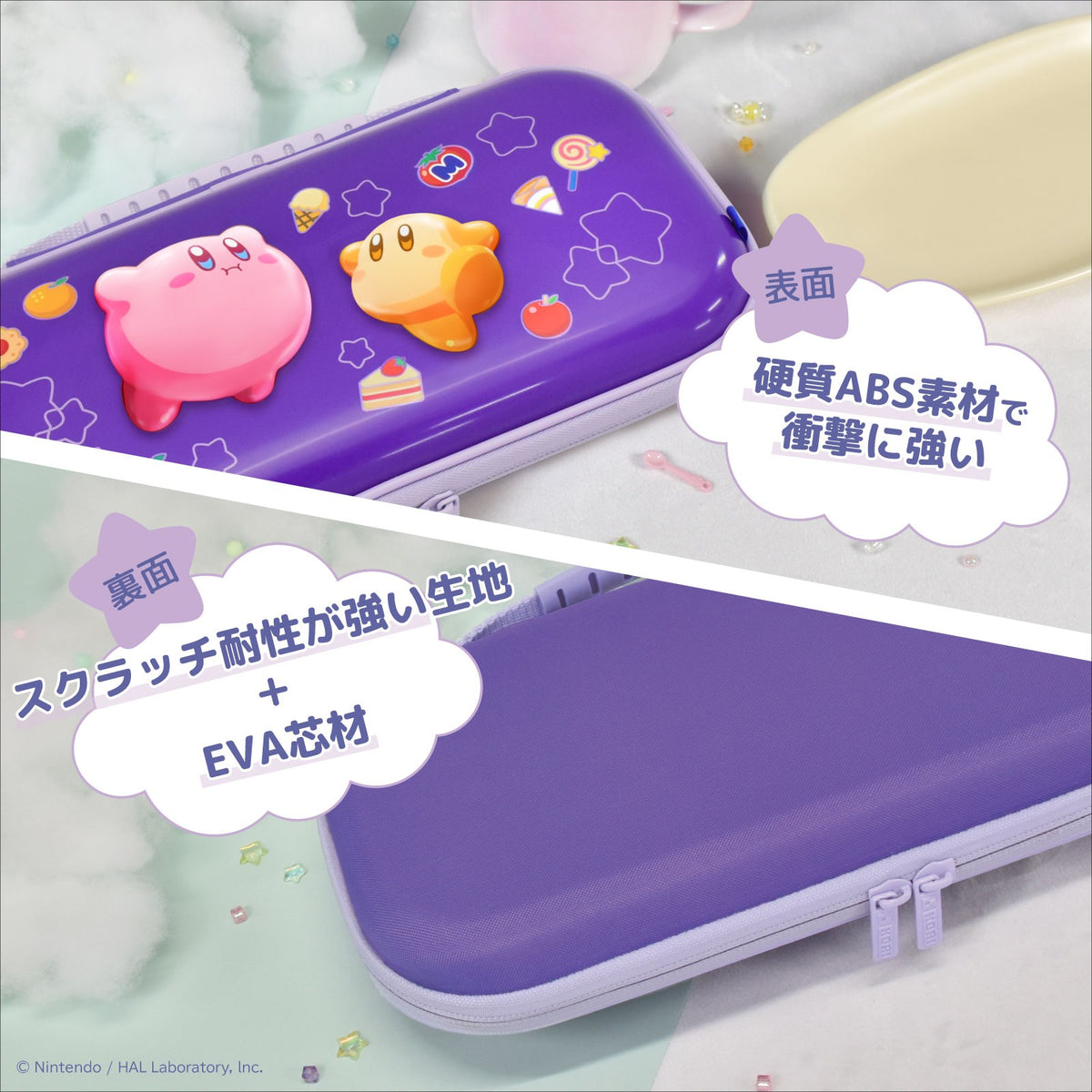 ABS Hard Pouch (Kirby & Waddle Dee, HORI)-3