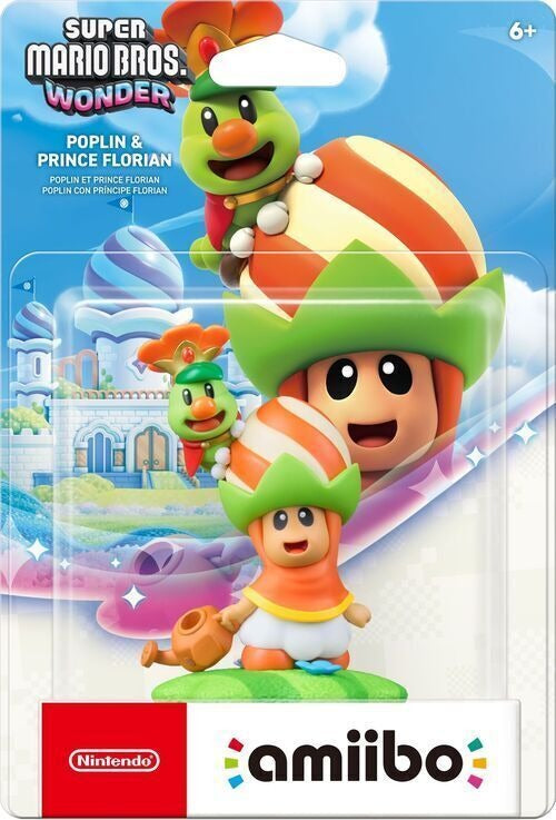 Amiibo Figure: Poplin & Prince Florian (Super Mario Bros. Wonder)