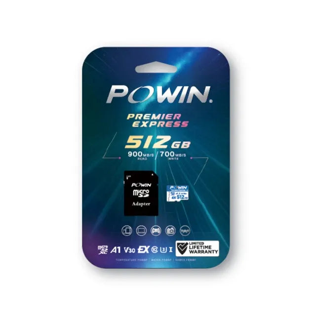 POWIN microSDXC Express Card 內存卡 (256 GB)