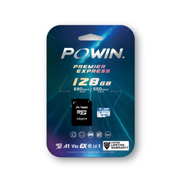 POWIN microSDXC Express Card 內存卡 (128 GB)