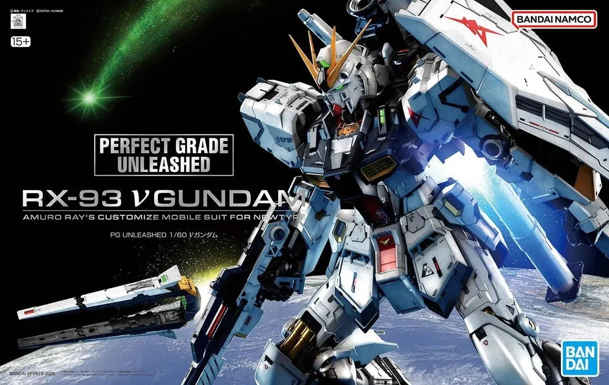 BANDAI Perfect Grade PG UNLEASHED 1/60 Nu Gundam-1