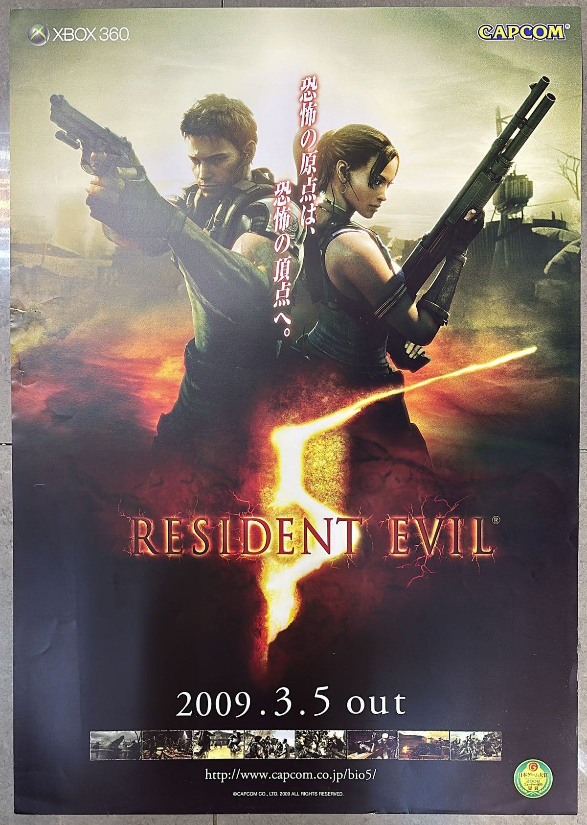 Biohazard 5 official large poster
