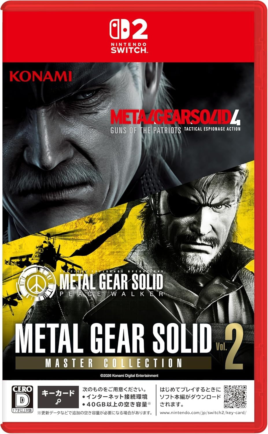 NS2/ NS/ PS5 Metal Gear Solid: Master Collection Vol. 2-1