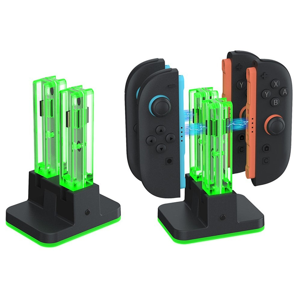 Joy-con 2 & Joy-con RGB 4合1发光充电座 (DOBE)