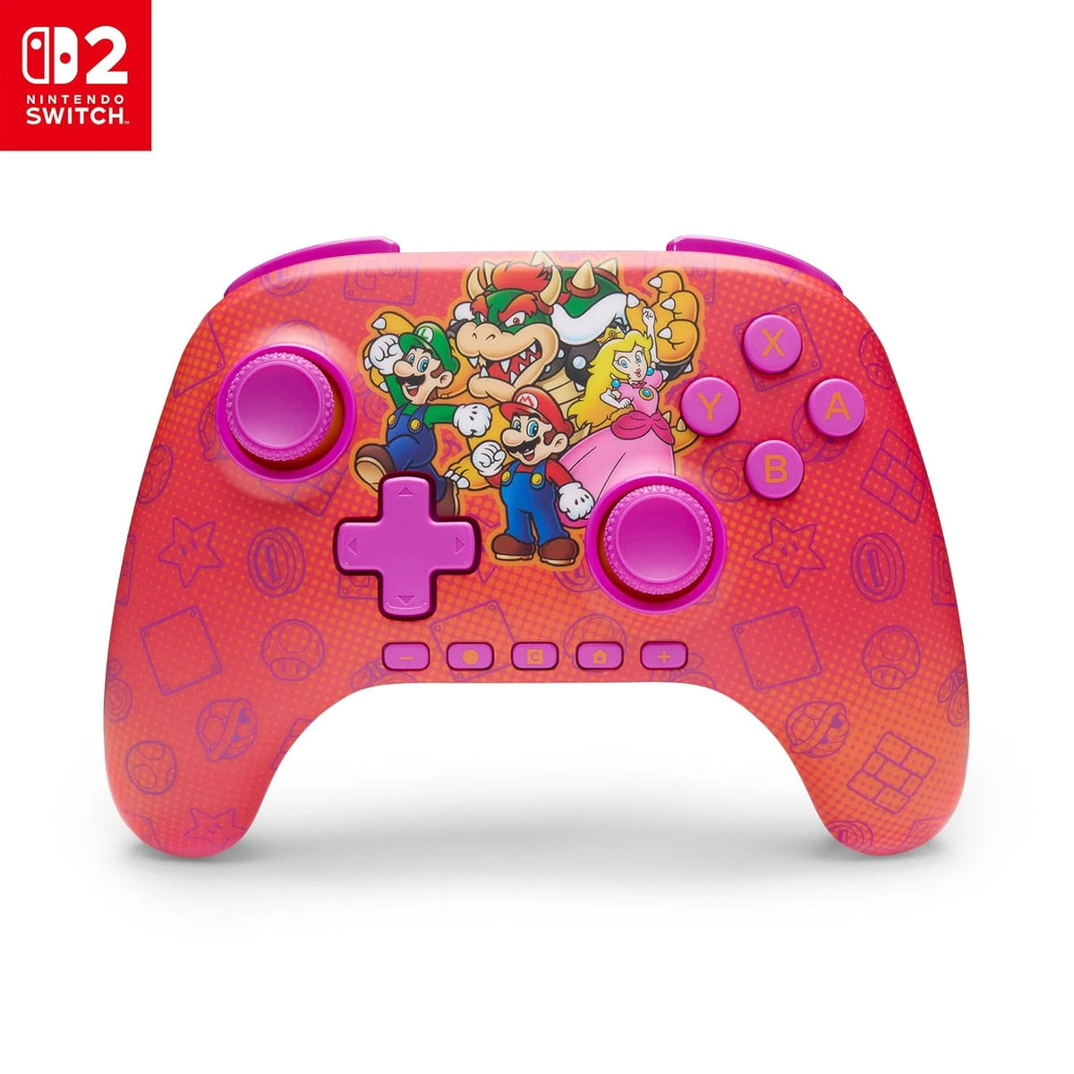 Switch 2 Advantage Wireless Controller (Mario And Friends, PowerA)-1