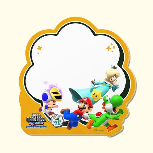 Super Mario Bros. Wonder– Switch 2 Edition Meetup in Bellabel Park Limited Sticky Notes