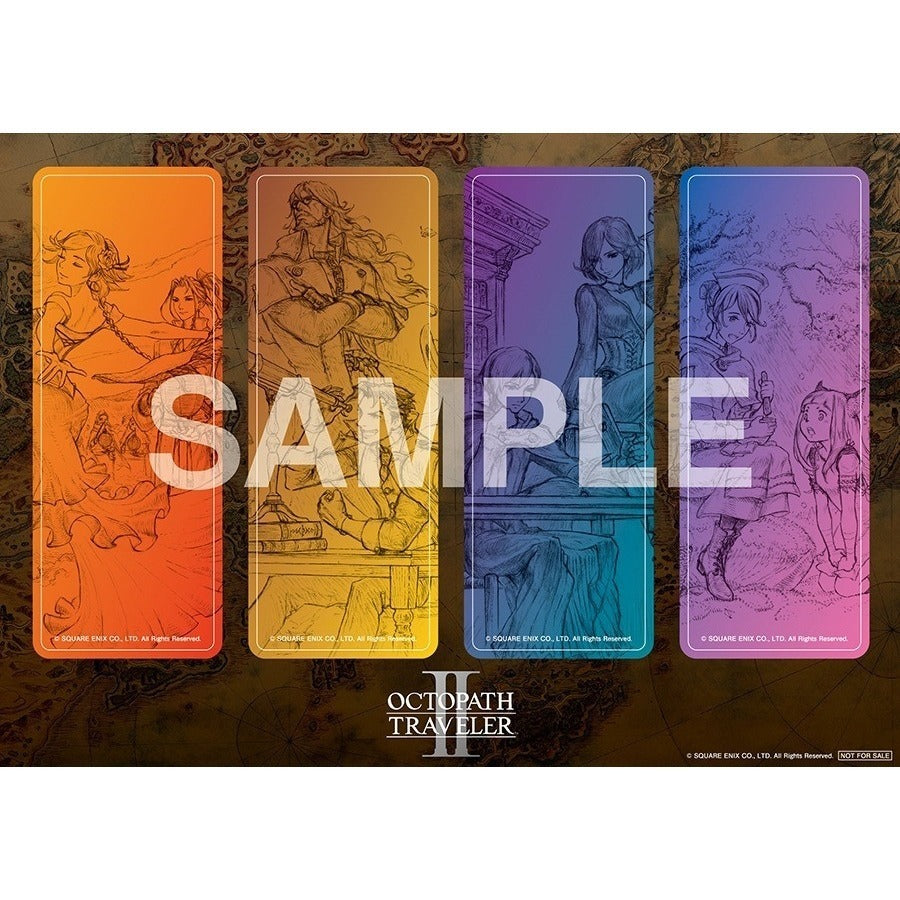 Octopath Traveller 2 Limited Character Bookmark (1 set of 4)