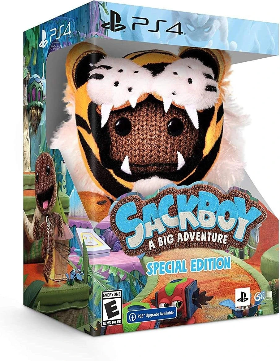 Sackboy A Big Adventure Limited Plush Toy (Tiger)