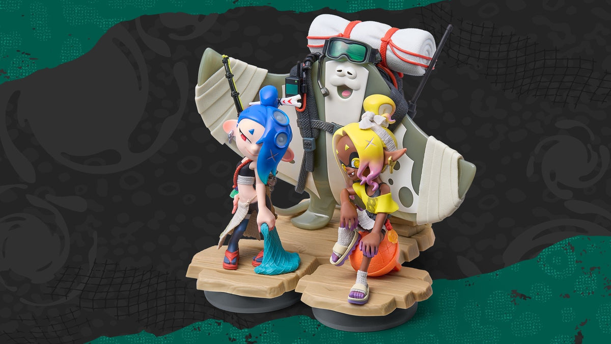 Amiibo Figure: Shiver 莎莎 (Splatoon Raiders)-3