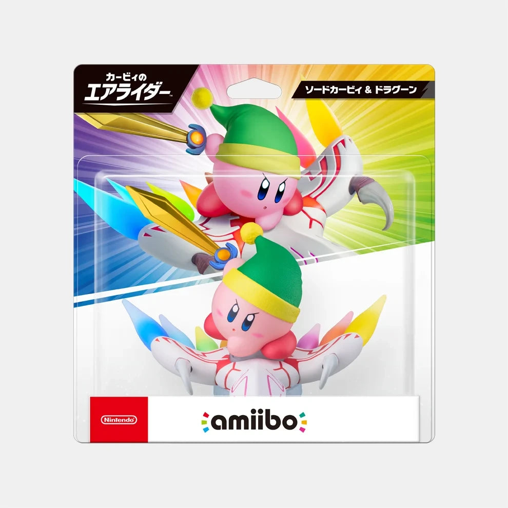 Amiibo Figure: 利剑卡比 +龙骑兵 (卡比的驭天飞行者)-1