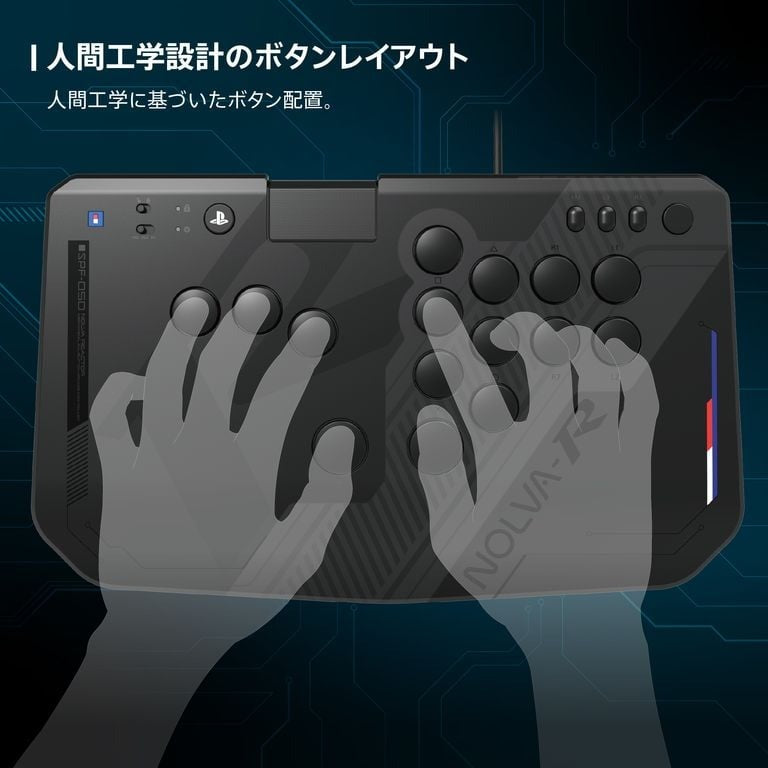 PS5/PS4/PC NOLVA-R 全按鈕街機控制器 (HORI)-4