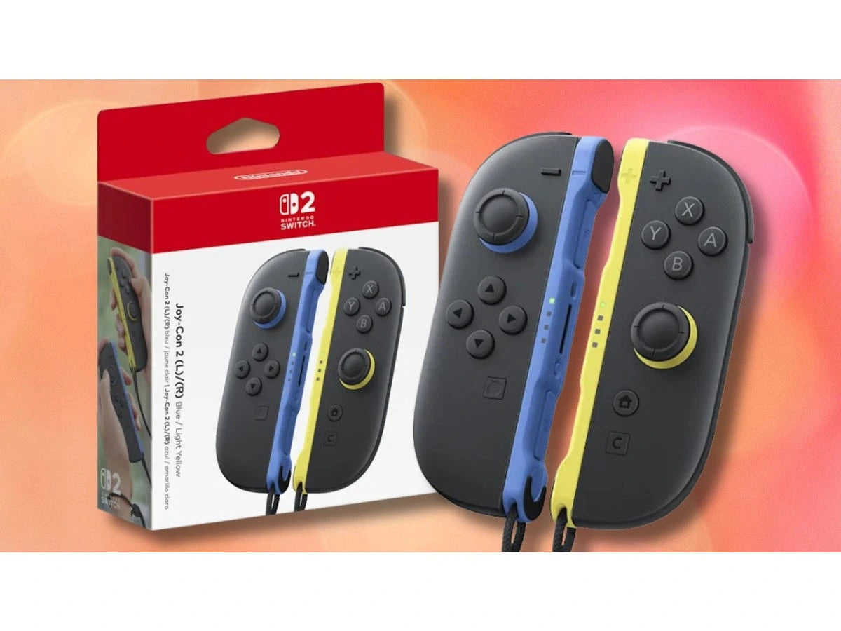 原裝Joy-Con 2 手掣套裝 (藍色/ 淺黃色)