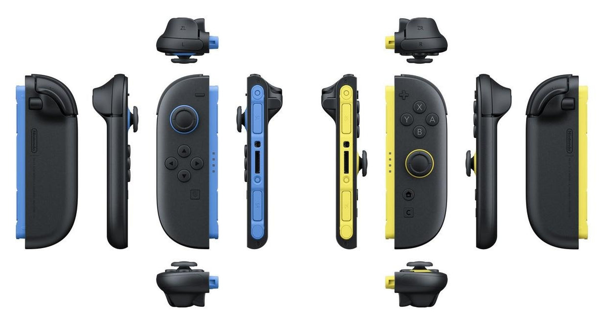 原装Joy-Con 2 手柄套装 (蓝色/ 浅黄色)