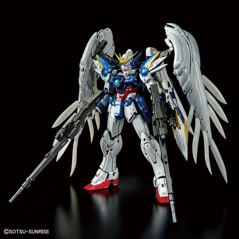 Bandai MG Model Kits - 1/100 The Gundam Base 限定版 飞翼钢弹模型 Zero EW Ver.Ka [Titanium Finish]-2