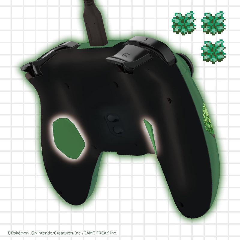 有線控制器 TURBO 青春版 (Pokemon Pixel Art 像素風 綠色, HORI)-3