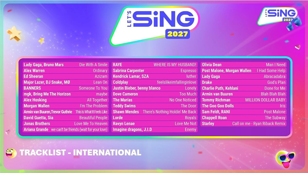 Let's Sing 2027-2