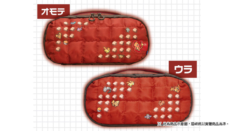 Puff Pouch for Nintendo Switch 2 (Pokemon Pixel Red, HORI)-2