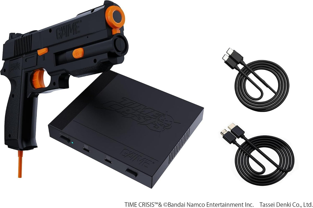 G'AIM'E Plug & Play Time Crisis Light Gun Console (JAP Basic Set)