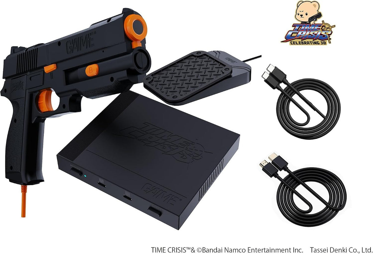 G'AIM'E Plug & Play Time Crisis Light Gun Console (JAP Premium Set)