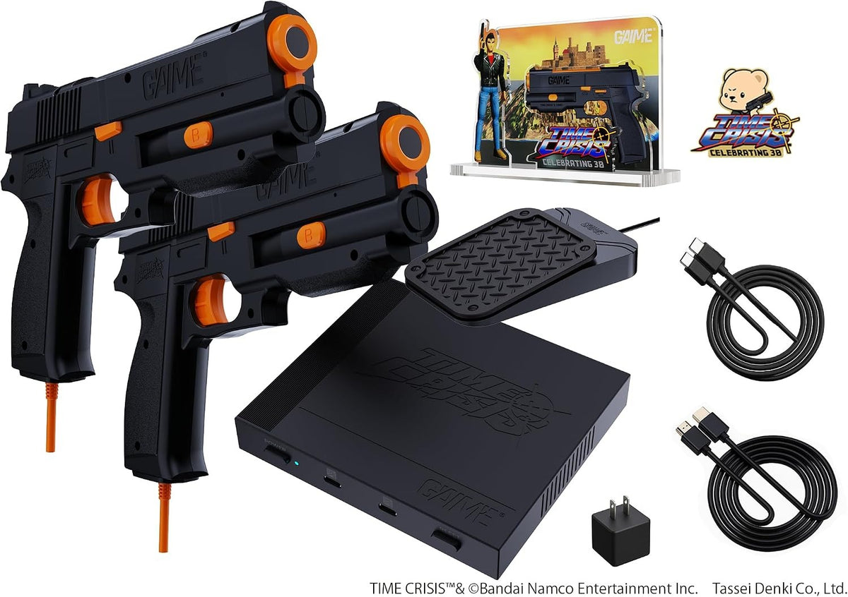 G'AIM'E Plug & Play Time Crisis Light Gun Console (JAP Ultimate)