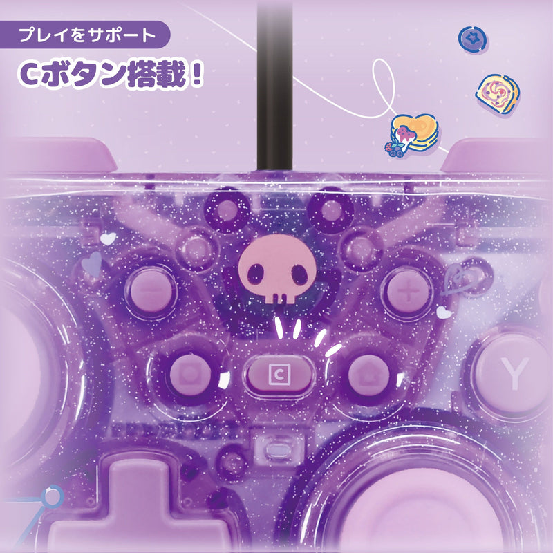 HORI Pad TURBO Mini 有線迷你連射手掣 (Kuromi, HORI)-6
