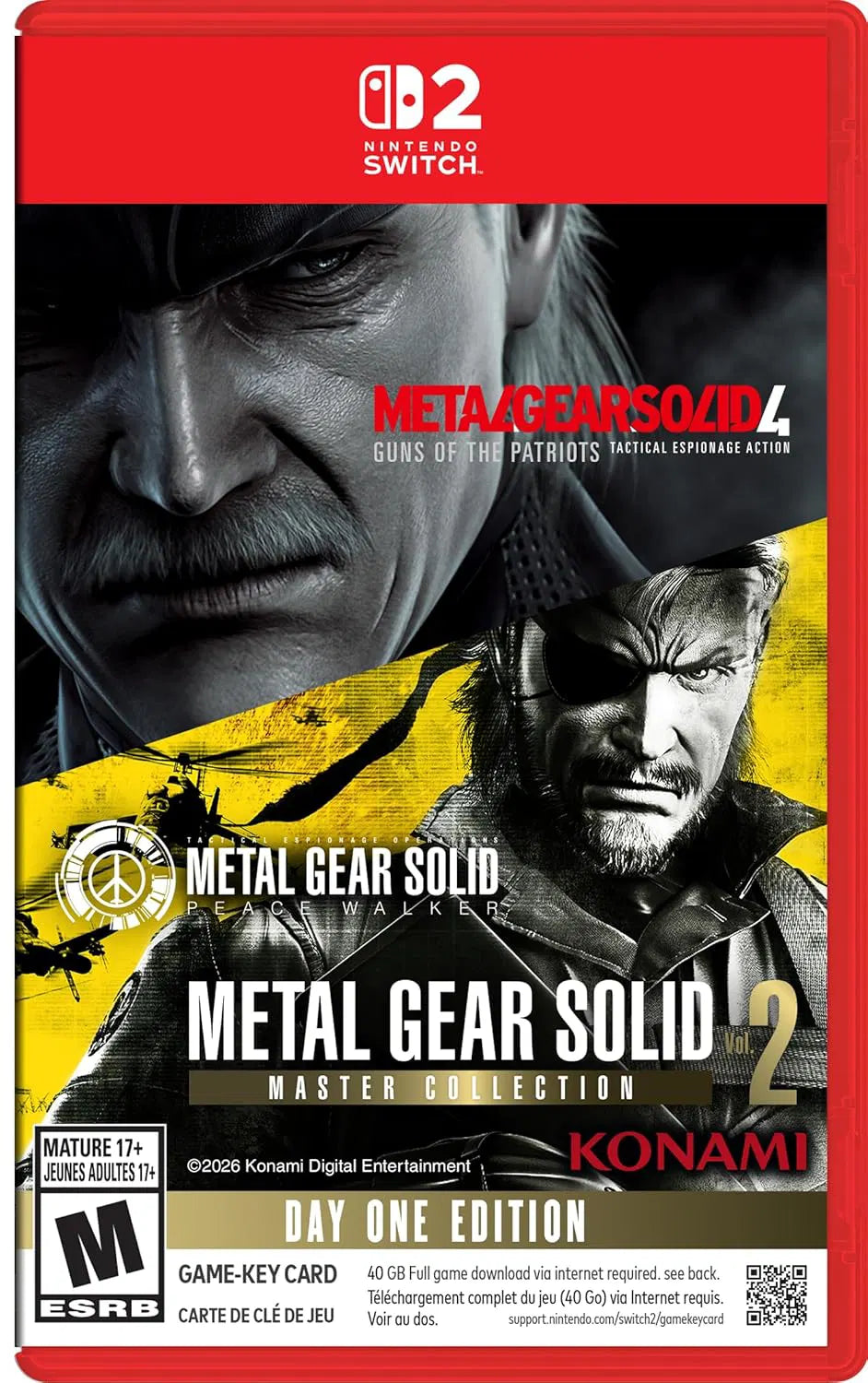 NS2 Metal Gear Solid: Master Collection Vol.2 (美版)