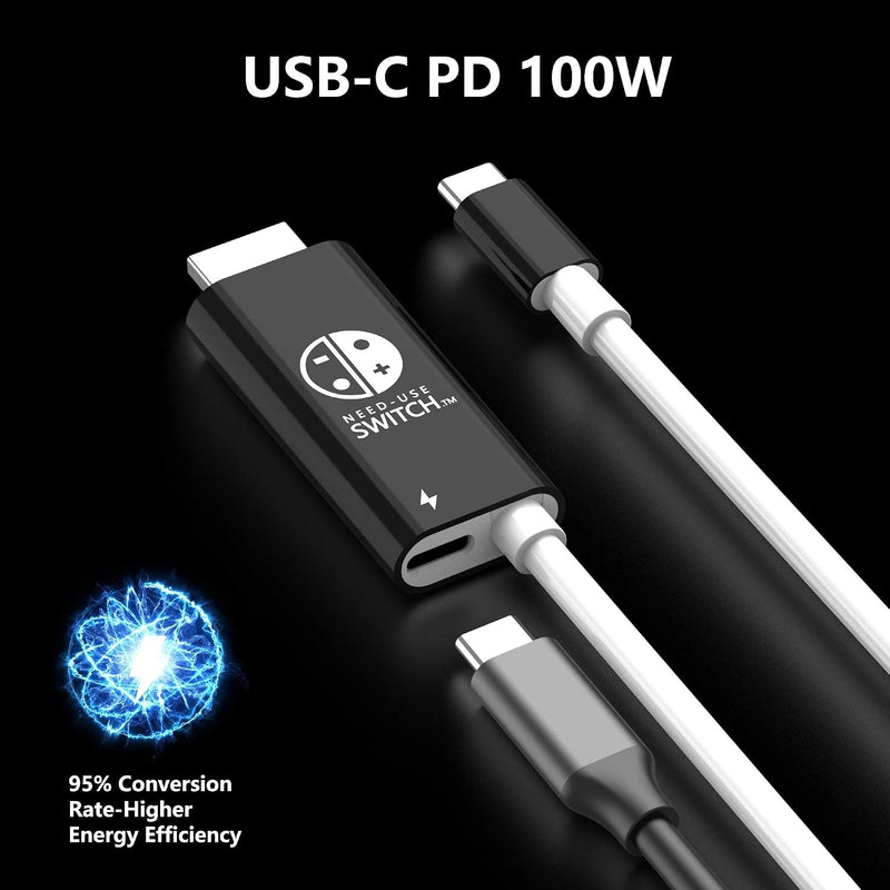 USB-C to HDMI Cable for Switch 1/2-4