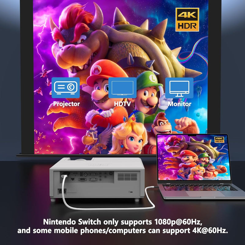USB-C to HDMI Cable for Switch 1/2-3