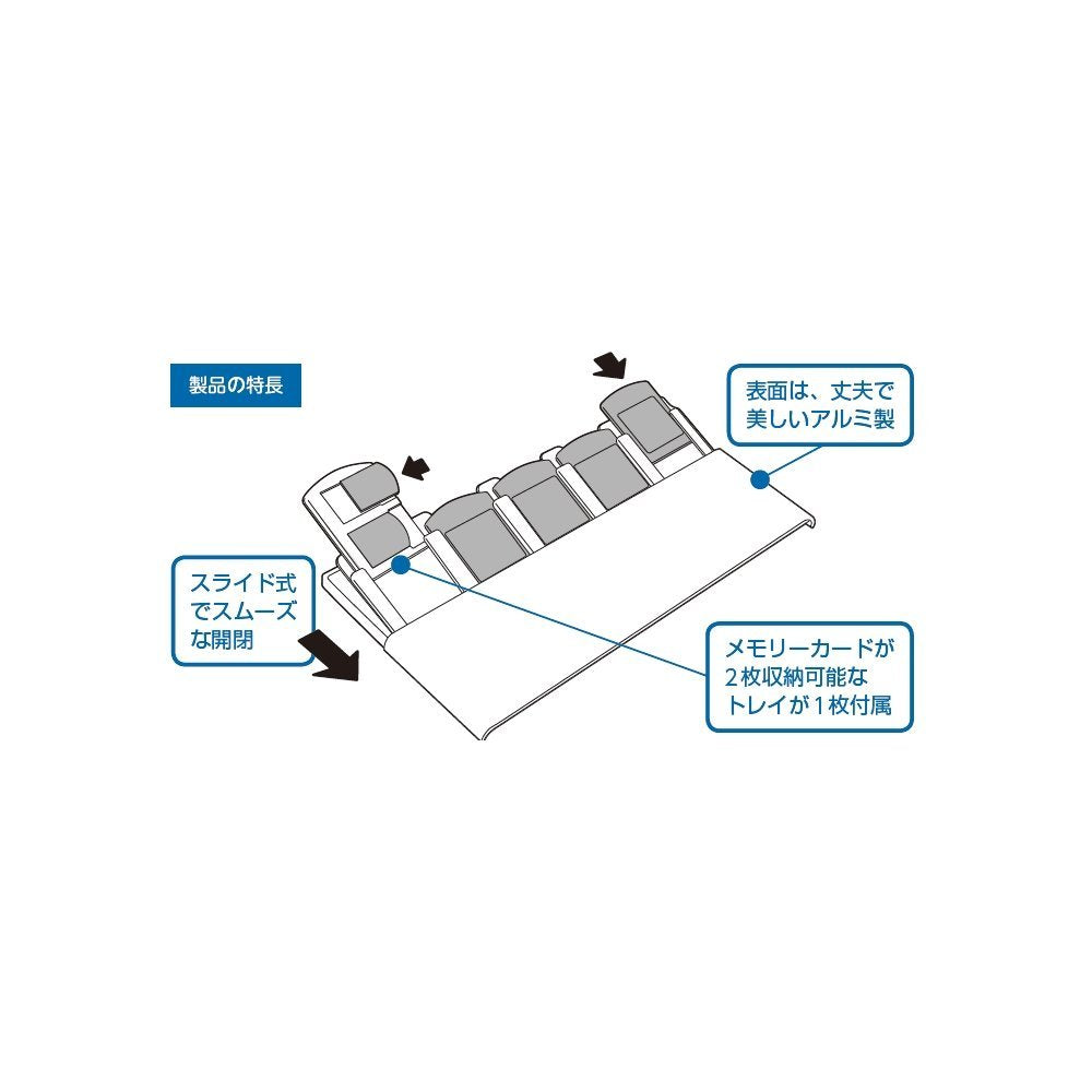 CYBER PSV 游戏卡超薄金属拉线收纳盒-5