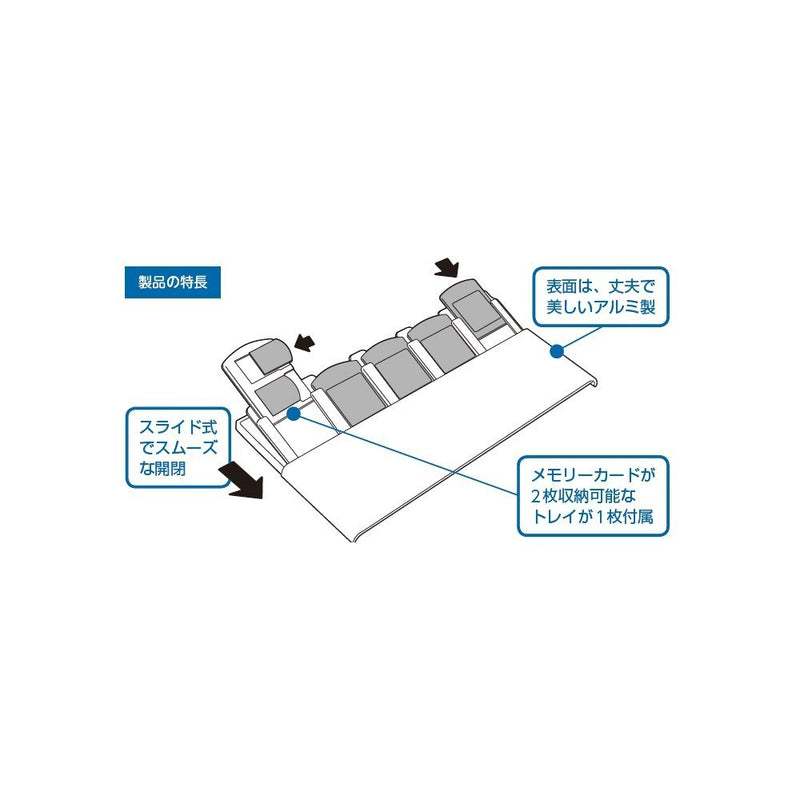 CYBER PSV 游戏卡超薄金属拉线收纳盒-5