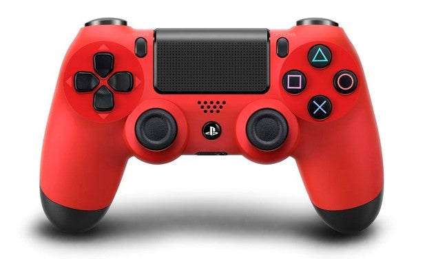 Dual Shock 4 无线手柄 (熔岩红)-1