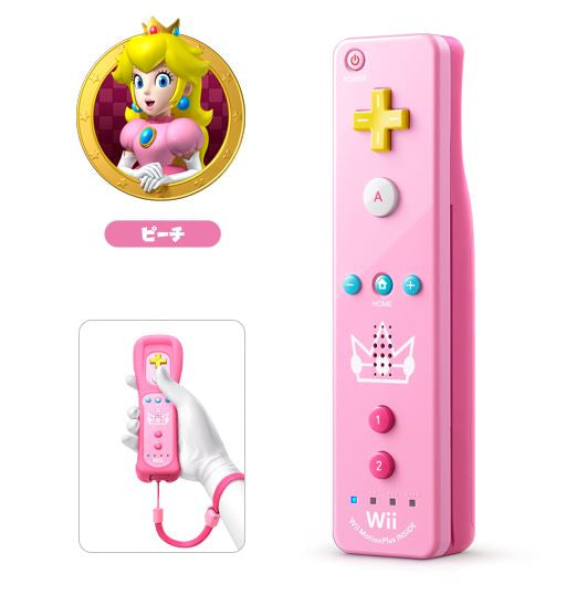 孖寶兄弟特別版Wii U Remote Plus 手柄 (桃公主)-3