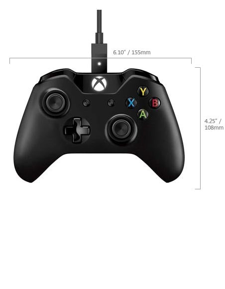 XBox One 有线控制器 + Windows 数据线