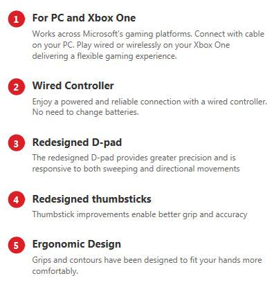 XBox One 有线控制器 + Windows 数据线-4