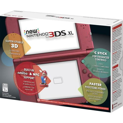 NEW 3DS XL 主機 (紅色)-4
