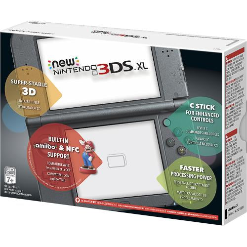 NEW 3DS XL Handheld Console (Black)-4