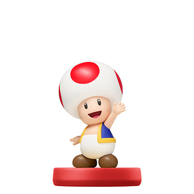Amiibo Figure: 蘑菇隊長 奇洛比 (孖寶派對系列)