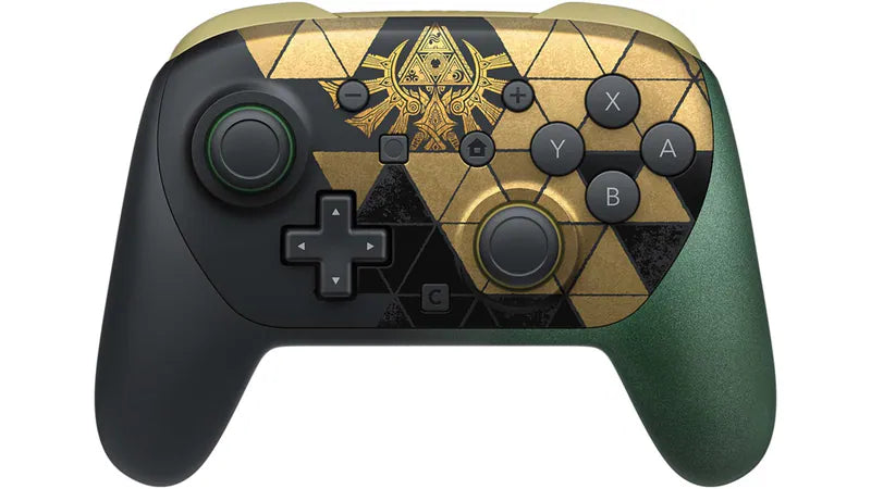 原裝 Switch 2 Pro 手掣 + 展示台 (萨尔达传说 40周年纪念限定版)-3