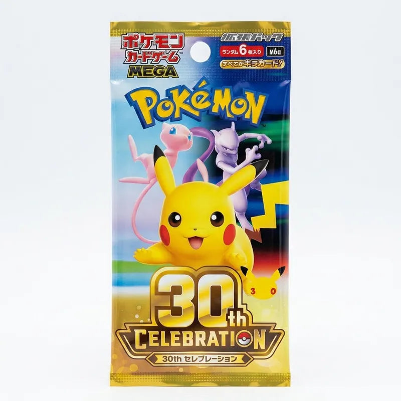 Pokemon 寶可夢集換式卡牌 MEGA 擴充包 30週年紀念 M6aF 原盒20包組-2